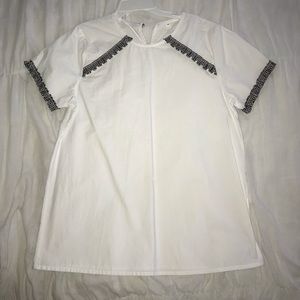 SHEIN Black and White Shirt